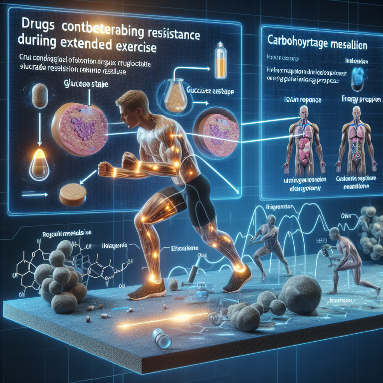 Impact des médicaments contre la résistance sur le métabolisme des glucides pendant un exercice prolongé