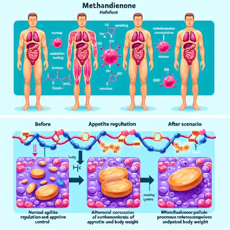 L'effet de la méthandiénone sur la régulation de l'appétit et le poids Méthandiénone sur la régulation de l'appétit et le poids corporel