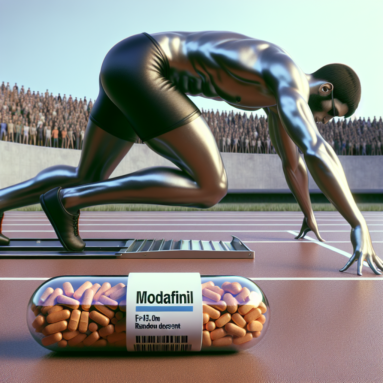 Le Modafinil et la réaction au signal de départ en sprint