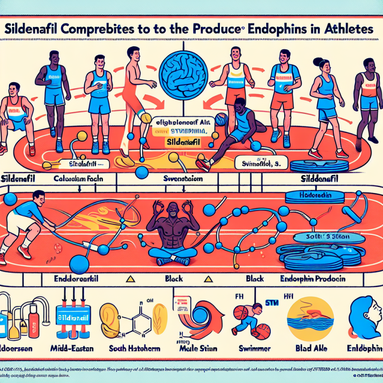 Comment le sildénafil contribue à la production d'endorphines chez les sportifs