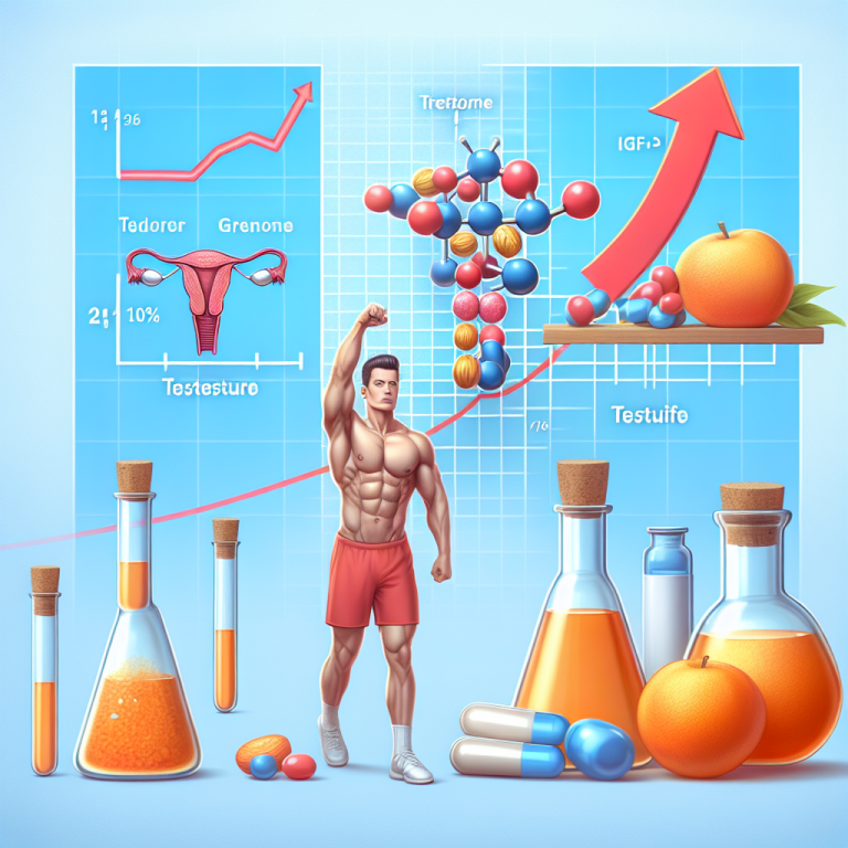 Effet de la testostérone sur le taux de facteur de croissance analogue à l'insuline (IGF-1)