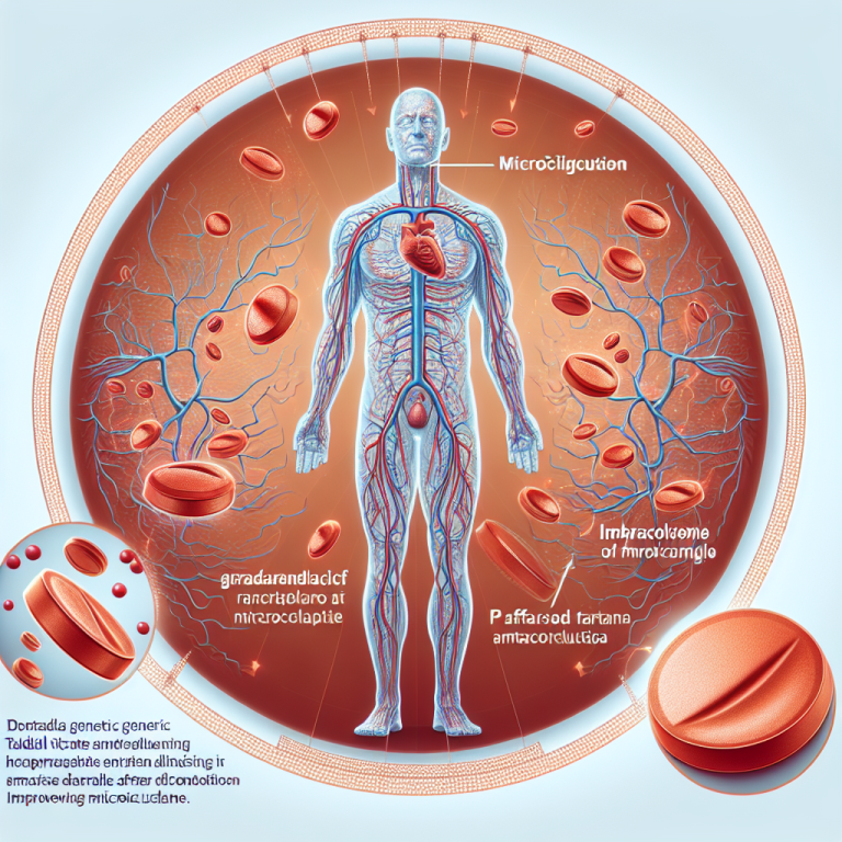 Effet du tadalafil citrate (Cialis générique) sur l'amélioration de la microcirculation