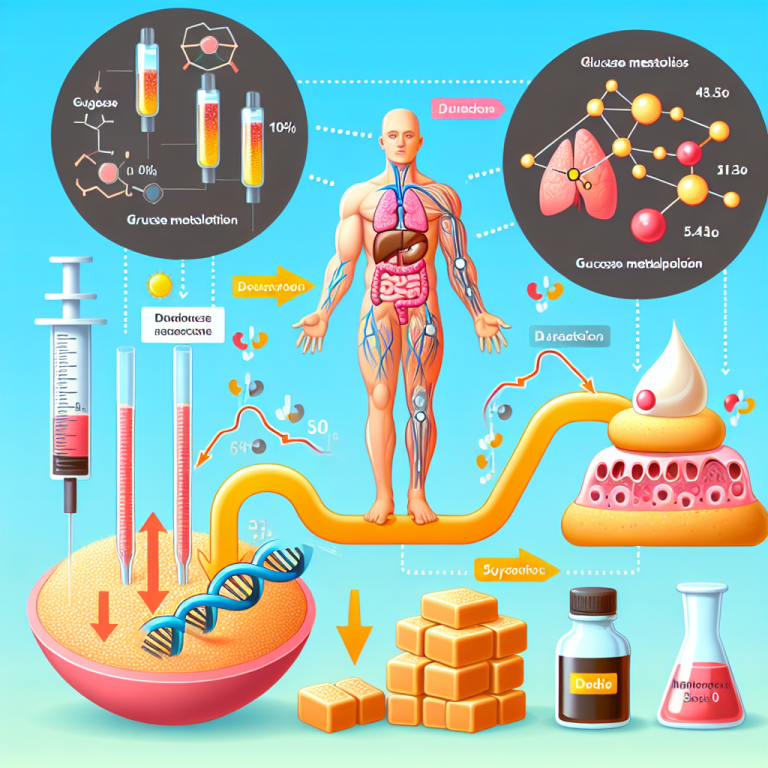 Influence de la méthénolone sur le métabolisme du glucose