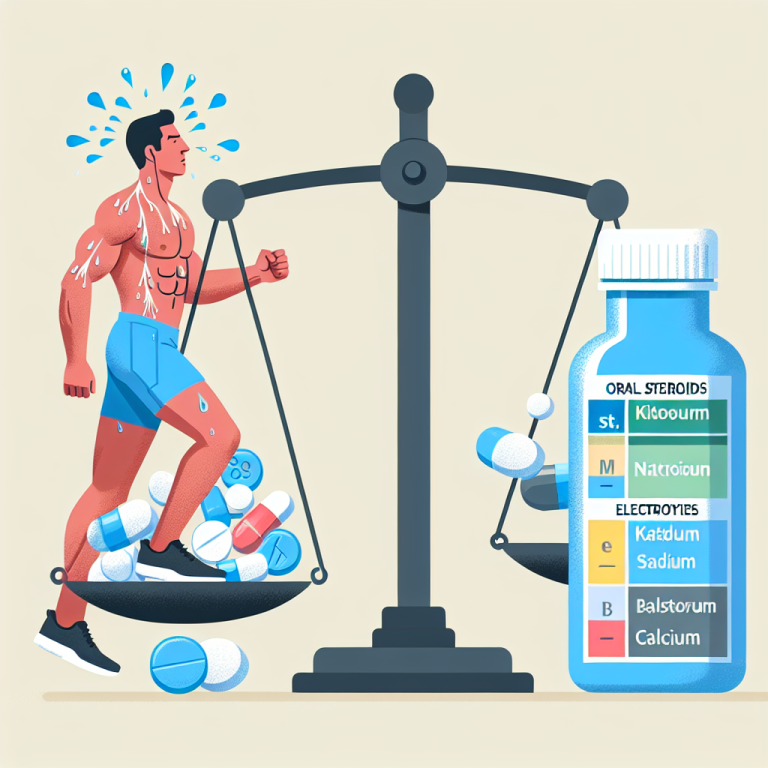 Stéroïdes oraux et équilibre électrolytique en cas de transpiration intense