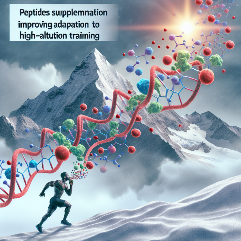 Supplémentation en peptides pour améliorer l'adaptation à l'entraînement en haute altitude