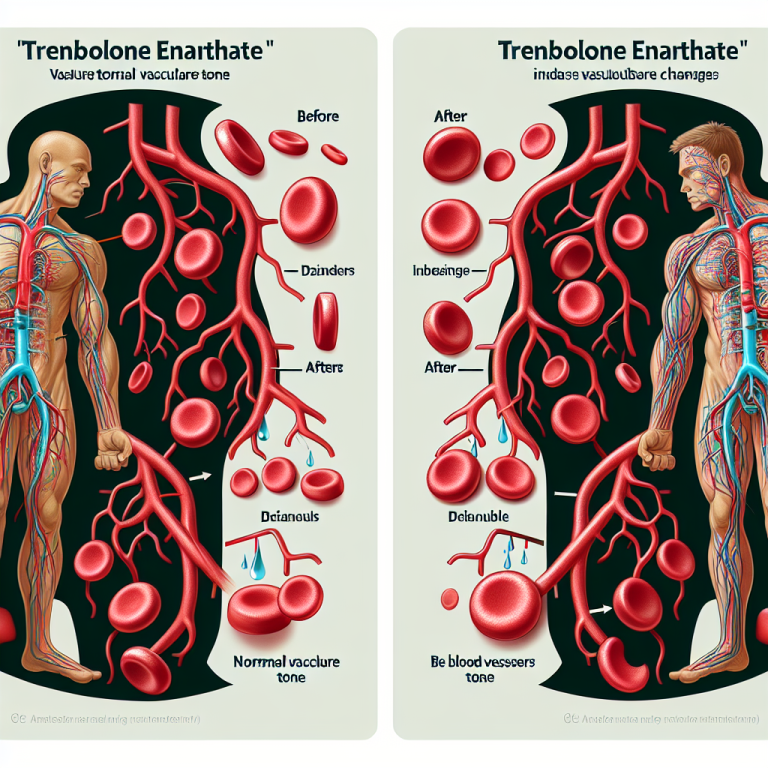 Comment le tonus vasculaire change sous Trenbolone énanthate ?