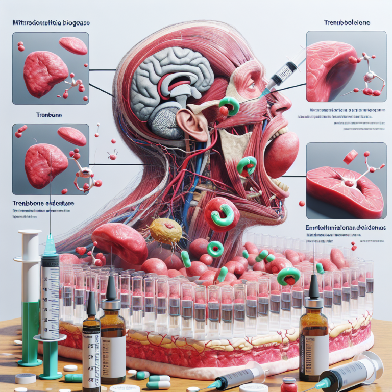 Effet de l’énanthate de tréstolone sur la biogenèse mitochondriale Effet de l'énanthate de tréstolone sur la biogenèse mitochondriale