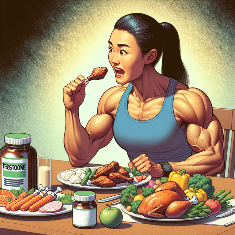Effet de Trestolone sur l'appétit d'un athlète