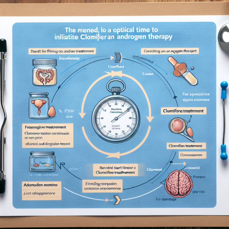 Moment optimal pour commencer un traitement à l'enclomifène après un traitement aux androgènes