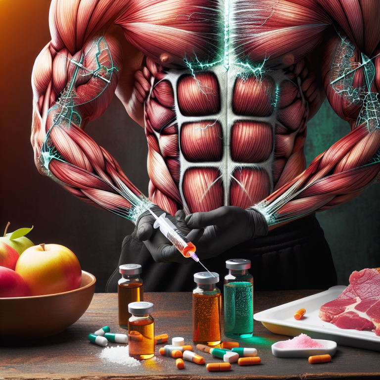 Préservation de la masse musculaire grâce à l'Énanthate de méthénolone injectable dans le cadre d'un régime hypocalorique