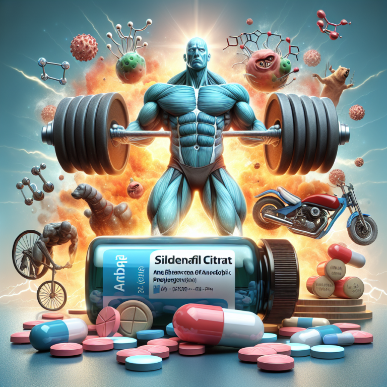 Citrate de sildénafil et augmentation de la puissance anaérobie