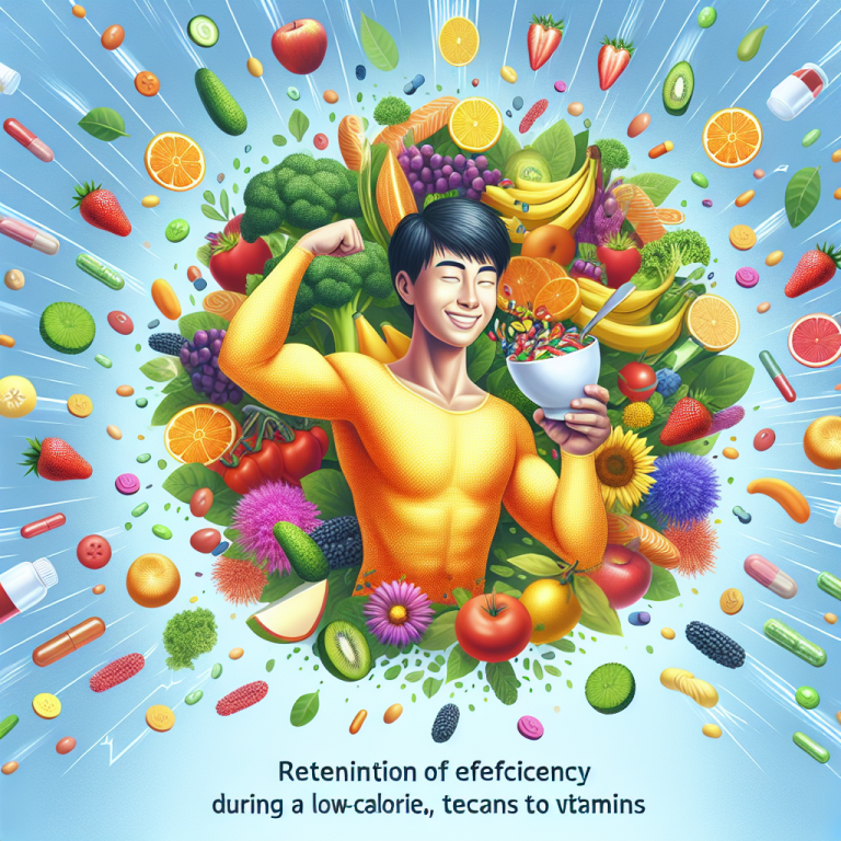 Maintien de l'efficacité lors d'un régime hypocalorique grâce aux vitamines