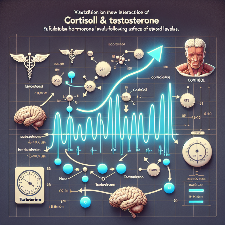 Relation entre cortisol et testostérone après une prise de stéroïdes