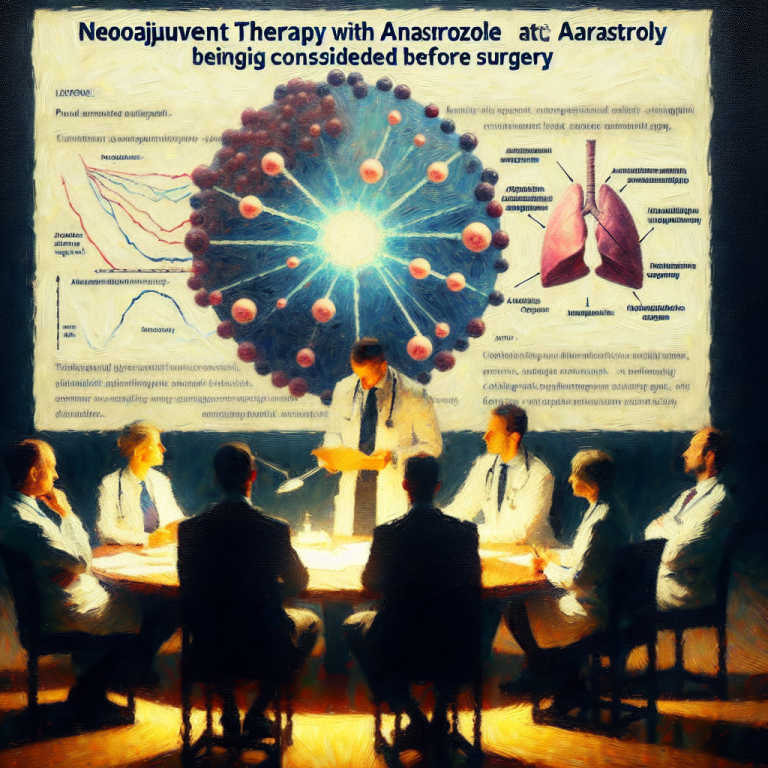 Thérapie néoadjuvante : quand l'anastrozole est envisagé avant l'opération